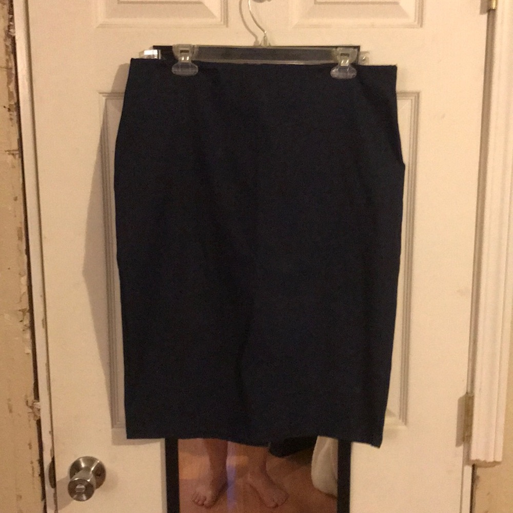 Denim Pencil Skirt